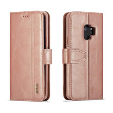 Load image into Gallery viewer, Samsung Galaxy S9 BRG Leather Wallet 2 Card-Slot Detachable Case