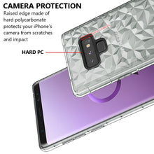 Load image into Gallery viewer, Samsung Galaxy S9 Plus Transparent Diamond Case