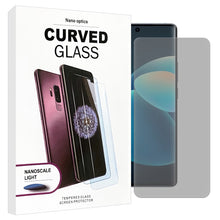 Load image into Gallery viewer, Samsung Galaxy S22+ PLUS Privacy Screen Protector UV GLUE Tempered Glass Nano Optics