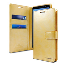 Load image into Gallery viewer, Mercury Blue Moon Diary Cover for Samsung Galaxy J5 (2017) / J5 Pro