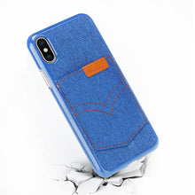 Load image into Gallery viewer, iPhone 6 Plus / 6S Plus Hanman Sail Cardholder Denim Back Case