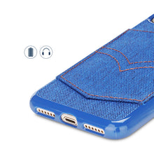 Load image into Gallery viewer, iPhone 6 Plus / 6S Plus Hanman Sail Cardholder Denim Back Case