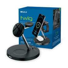 Load image into Gallery viewer, iQUICK Multi-Functions Wireless Charger With LED Ambient Light