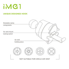 Load image into Gallery viewer, iQuick iMG1 Magnetic Pad Air-vent Car Mount 15W