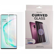 Load image into Gallery viewer, Samsung Galaxy Note 10+ Plus UV GLUE Screen Protector Tempered Glass Nano Optics