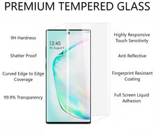Load image into Gallery viewer, Samsung Galaxy Note 10+ Plus UV GLUE Screen Protector Tempered Glass Nano Optics