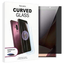 Load image into Gallery viewer, Samsung Galaxy Note 20 Ultra Privacy Screen Protector UV GLUE Tempered Glass Nano Optics