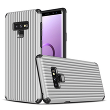 Load image into Gallery viewer, Samsung Galaxy Note 9 Metal Luggage Style Case