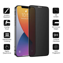 Load image into Gallery viewer, iPhone 12 / 12 Pro Anti-Spy Privacy Tempered Glass Screen Protector