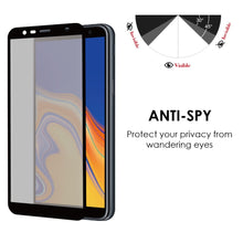 Load image into Gallery viewer, Samsung Galaxy J4 Plus PRIVACY Screen Protector Anti-Spy No-Peep Tempered Glass