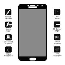 Load image into Gallery viewer, Samsung Galaxy J4 PRIVACY Screen Protector Anti-Spy No-Peep Tempered Glass