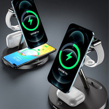 Load image into Gallery viewer, iQUICK Multi-Functions Wireless Charger With LED Ambient Light