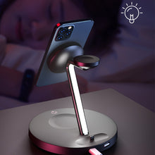 Load image into Gallery viewer, iQUICK Multi-Functions Wireless Charger With LED Ambient Light