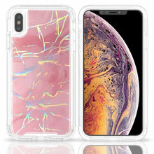 Load image into Gallery viewer, iPhone X / XS Marble Hybrid Armor Case