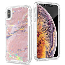 Load image into Gallery viewer, iPhone X / XS Marble Hybrid Armor Case