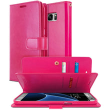 Load image into Gallery viewer, Samsung Galaxy S7 Edge Mercury Goospery Mansoor Diary Wallet Case