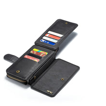 Load image into Gallery viewer, Samsung Galaxy S8 BRG Leather Purse 12 Card-Slot Detachable Case