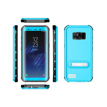 Load image into Gallery viewer, Samsung Galaxy S8 Shellbox Extreme Waterproof Dot Kickstand Case