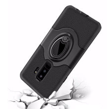 Load image into Gallery viewer, Samsung Galaxy S9 Plus Magnetic Ring Holder Kickstand Case