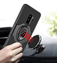 Load image into Gallery viewer, Samsung Galaxy S9 Plus Magnetic Ring Holder Kickstand Case