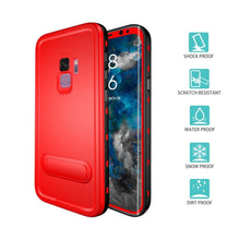 Load image into Gallery viewer, Samsung Galaxy S9 Plus Shellbox Extreme Waterproof Dot Kickstand Case