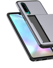 Load image into Gallery viewer, Huawei P30 Slim Armor Card Slide Case