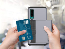 Load image into Gallery viewer, Huawei P30 Slim Armor Card Slide Case