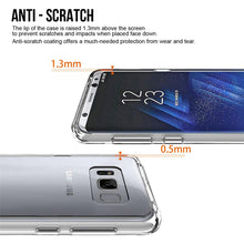 Load image into Gallery viewer, Samsung Galaxy S8 Clear Space Collection Military Grade Drop Protection Case