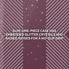 Load image into Gallery viewer, iPhone X / XS Speck Presidio Grip + Glitter Protective Case - Obsidian Black