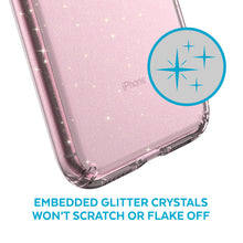 Load image into Gallery viewer, iPhone 11 Pro Max Speck Presidio Clear + Glitter Case