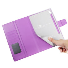 Load image into Gallery viewer, Samsung Galaxy Tab S8 Plus / S7 FE / S7 Plus (12.4") Hanman Leather Cardholder Case