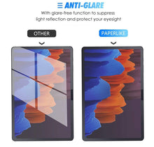 Load image into Gallery viewer, Samsung Galaxy Tab S7 FE (T730) 12.4" Paper-Like Anti-Glare Smooth Sketch PET Film Screen Protector