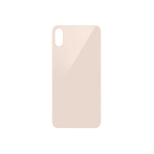 Load image into Gallery viewer, Rear Glass Replacement with Bigger Size Camera Hole Carving for iPhone XS - Black
