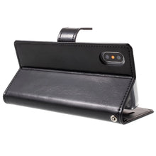 Load image into Gallery viewer, iPhone 7 / 8 / SE Card Holder ShockProof Leather Case Mercury Blue Moon