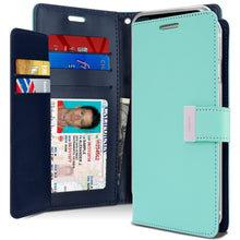 Load image into Gallery viewer, iPhone X / XS Mercury Goospery Rich Diary Case