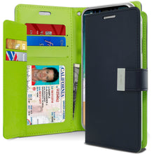 Load image into Gallery viewer, iPhone X / XS Mercury Goospery Rich Diary Case