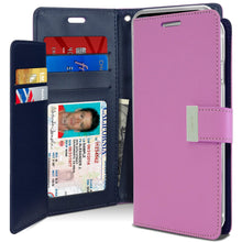 Load image into Gallery viewer, iPhone X / XS Mercury Goospery Rich Diary Case