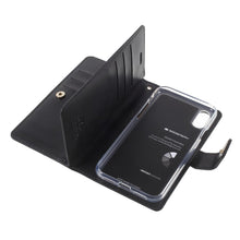 Load image into Gallery viewer, iPhone X / XS Mercury Goospery Mansoor Diary Wallet Case