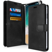 Load image into Gallery viewer, iPhone X / XS Mercury Goospery Mansoor Diary Wallet Case