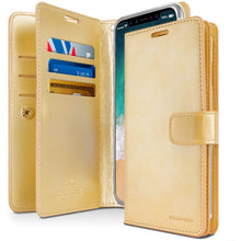 Load image into Gallery viewer, iPhone X / XS Mercury Goospery Mansoor Diary Wallet Case