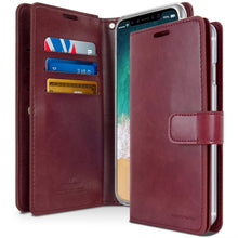Load image into Gallery viewer, iPhone X / XS Mercury Goospery Mansoor Diary Wallet Case