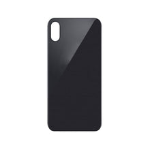 Load image into Gallery viewer, Rear Glass Replacement with Bigger Size Camera Hole Carving for iPhone XS Max - Black