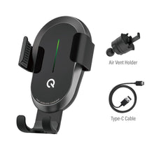 Load image into Gallery viewer, iQuick Z5 15W Wireless Charging Gravity Auto-scaling Car Holder