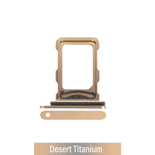 Load image into Gallery viewer, Apple iPhone 16 Pro / 16 Pro Max Dual Sim Card Replacement Tray
