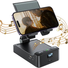 Load image into Gallery viewer, JR-MH01 Wireless Speaker with Phone Holder Black
