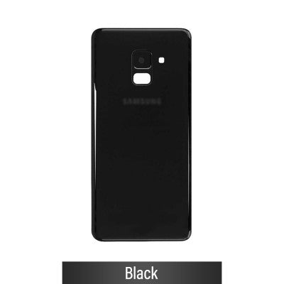 AMPLUS Rear Cover Glass For Samsung Galaxy A8 (2018) A530 (Improved Quality)-Black