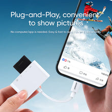 Load image into Gallery viewer, Joyroom 4-in-1 Card Reader S-H142 Lightning to USB OTG 12cm
