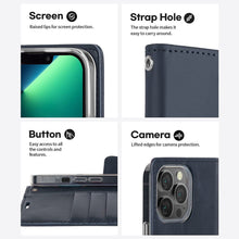 Load image into Gallery viewer, Samsung Galaxy S25 MAGSAFE Card Holder ShockProof  Wallet - Mercury Blue Moon
