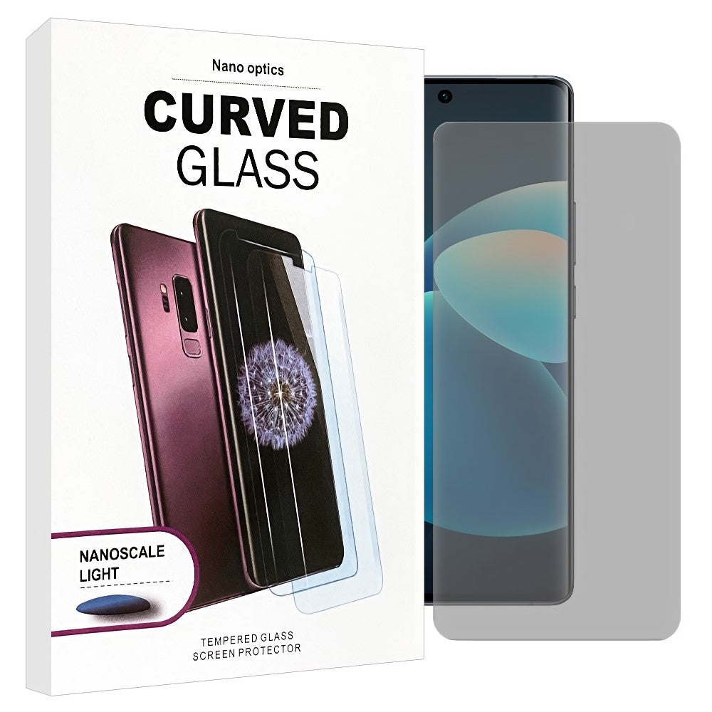 Samsung Galaxy S23+ (Plus) PRIVACY Screen Protector UV GLUE Tempered Glass Nano Optics