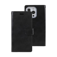 Load image into Gallery viewer, Mercury Mansoor Diary Cover Case for iPhone 15 Pro- 9 Card Pockets
